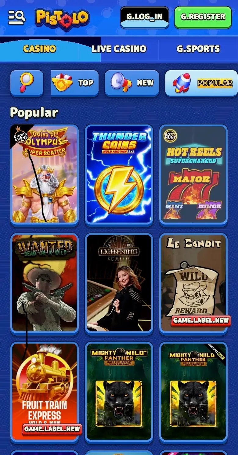 A look at pistolo casino app
